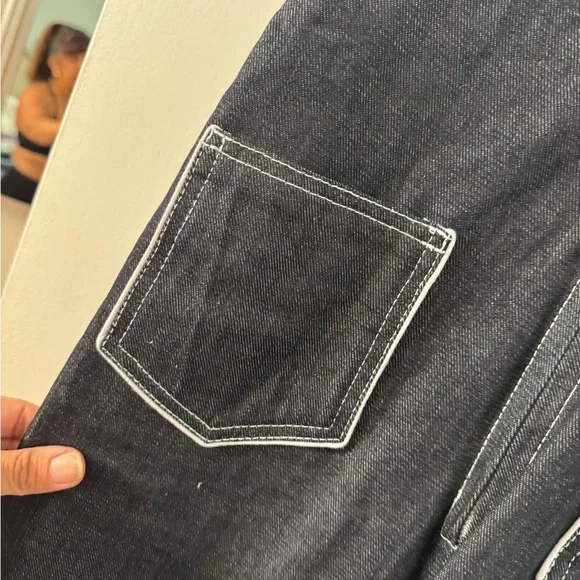 Understated Leather Keep on Keeping On Denim Jumpsuit Sz S - Picture 5 of 8